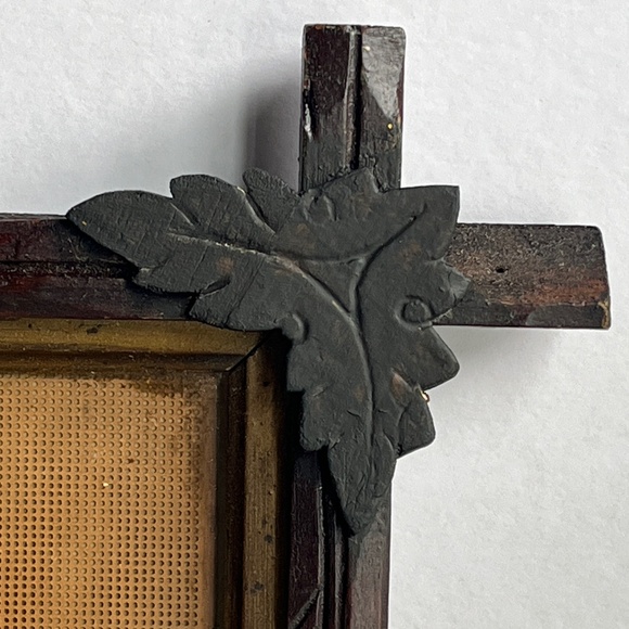 VTG No Place Like Home Embroidered Victorian Frame Needlepoint Oz Inspiration - Picture 7 of 16